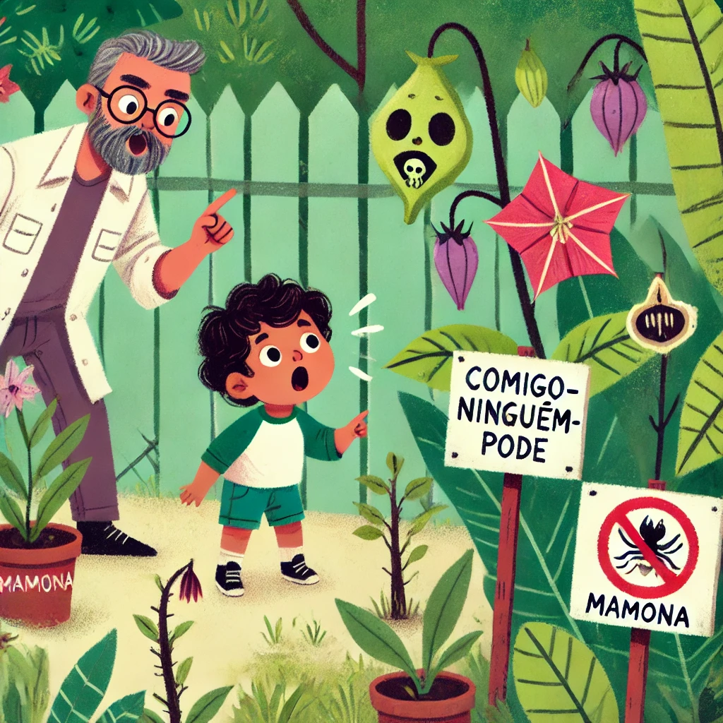 plantas venenosas para as crianças e animais