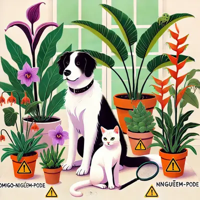 Plantas venenosas que podem afetar animais domésticos
